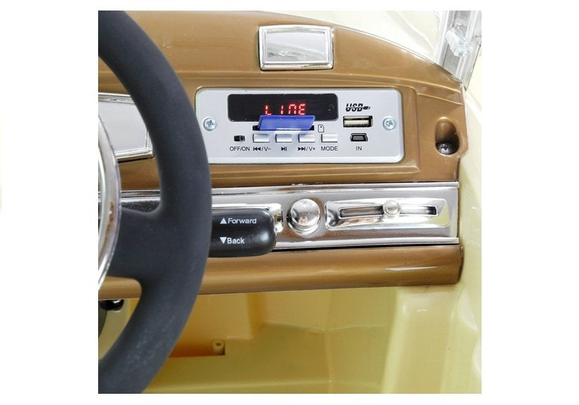 Licencirani auto na akumulator Mercedes 300S - crni/lakirani