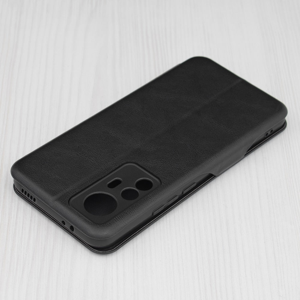 Preklopna torbica Techsuit Safe Wallet Plus za Xiaomi 12T / 12T Pro - črna