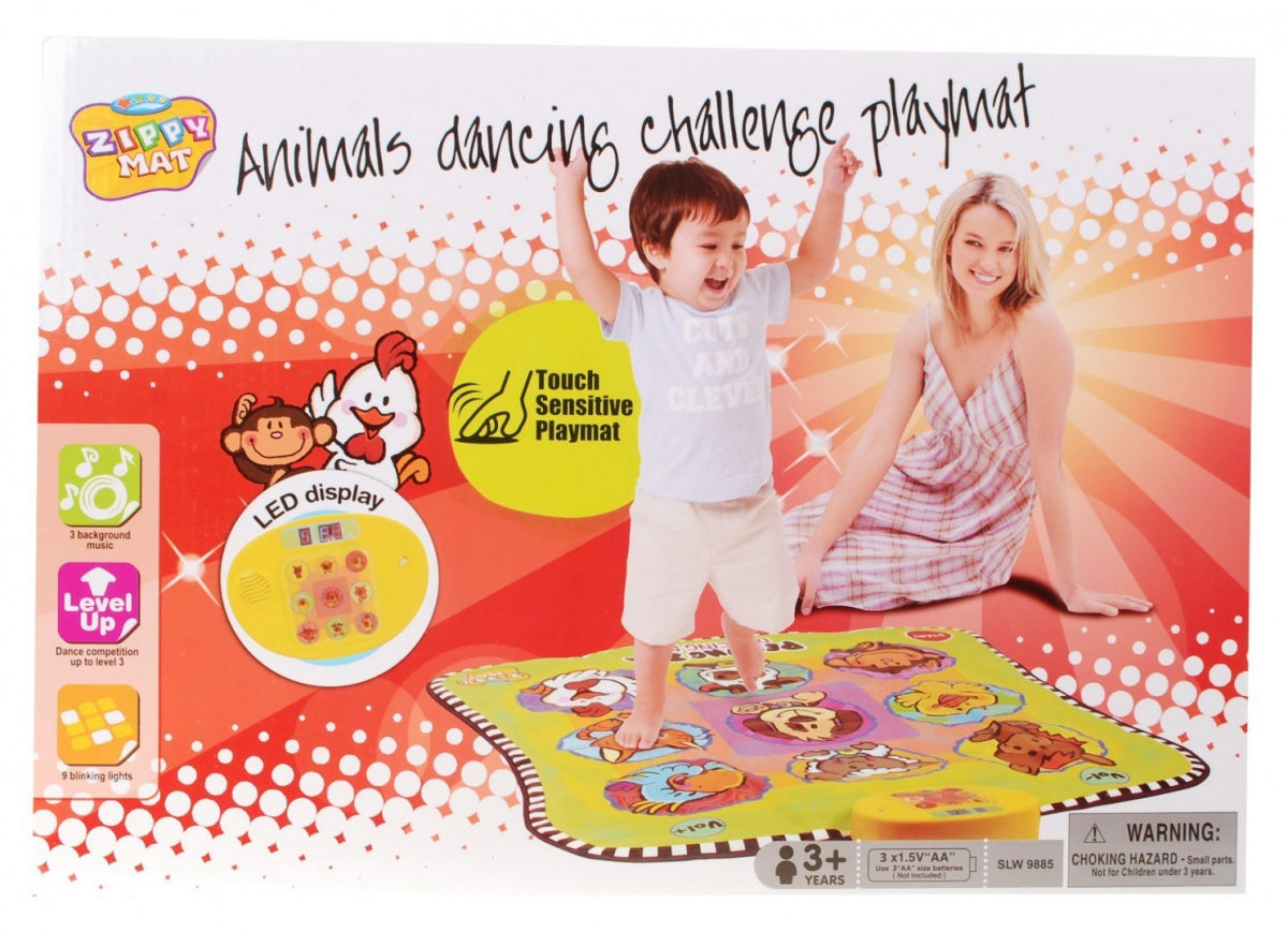 Pleasna podloga Twister Zoo sa raznim životinjama
