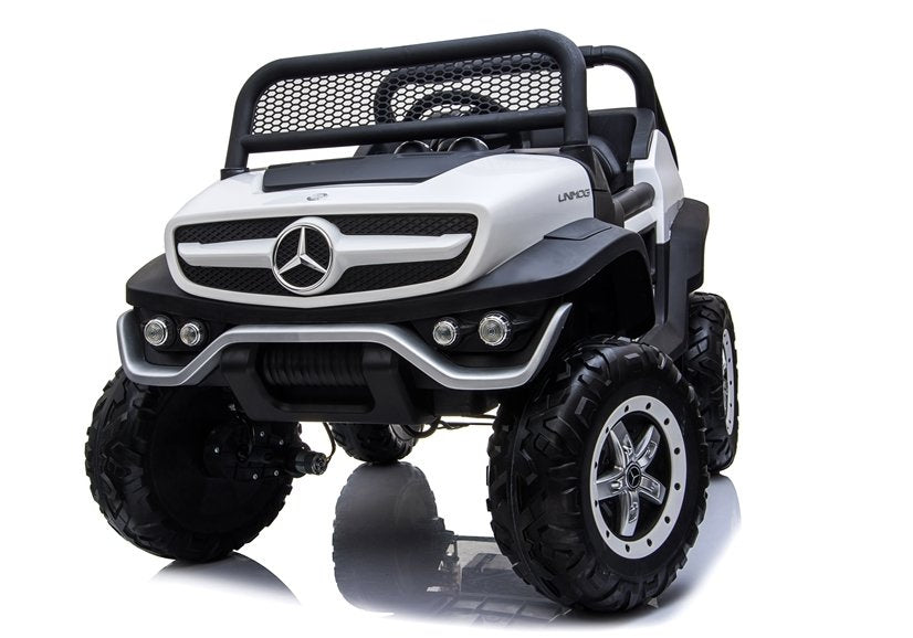 Licencirani auto na akumultor Mercedes Unimog 4x4 - bijeli