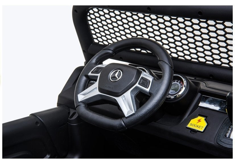 Licencirani auto na akumultor Mercedes Unimog 4x4 - zeleni