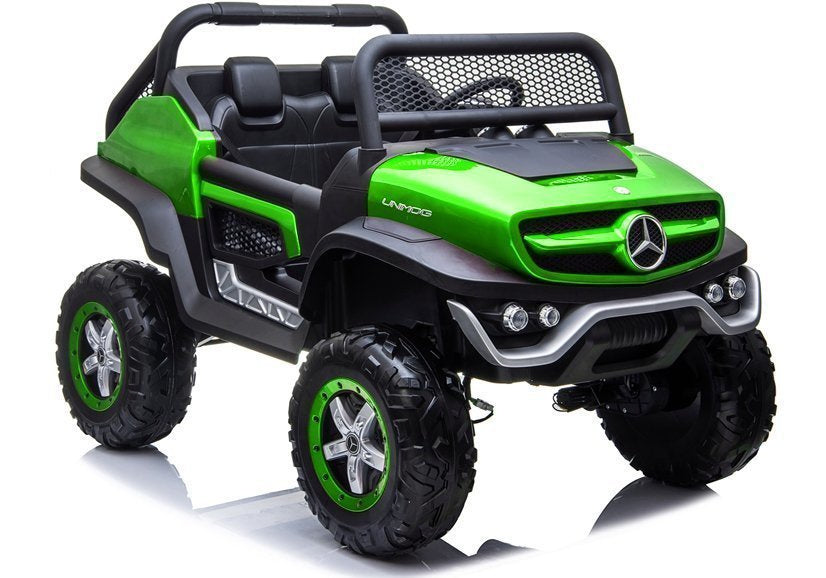 Licencirani auto na akumultor Mercedes Unimog 4x4 - zeleni
