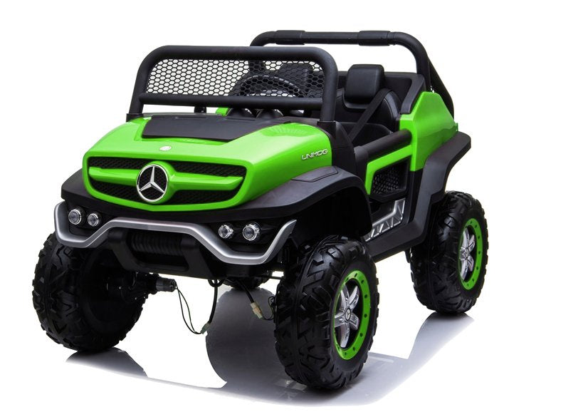 Licencirani auto na akumultor Mercedes Unimog 4x4 - zeleni