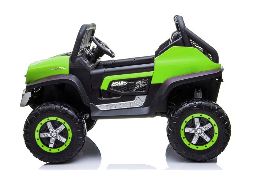 Licencirani auto na akumultor Mercedes Unimog 4x4 - zeleni