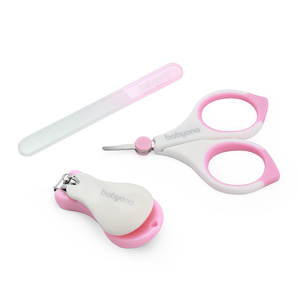 BabyOno Set za manikuru u kutiji, rozi