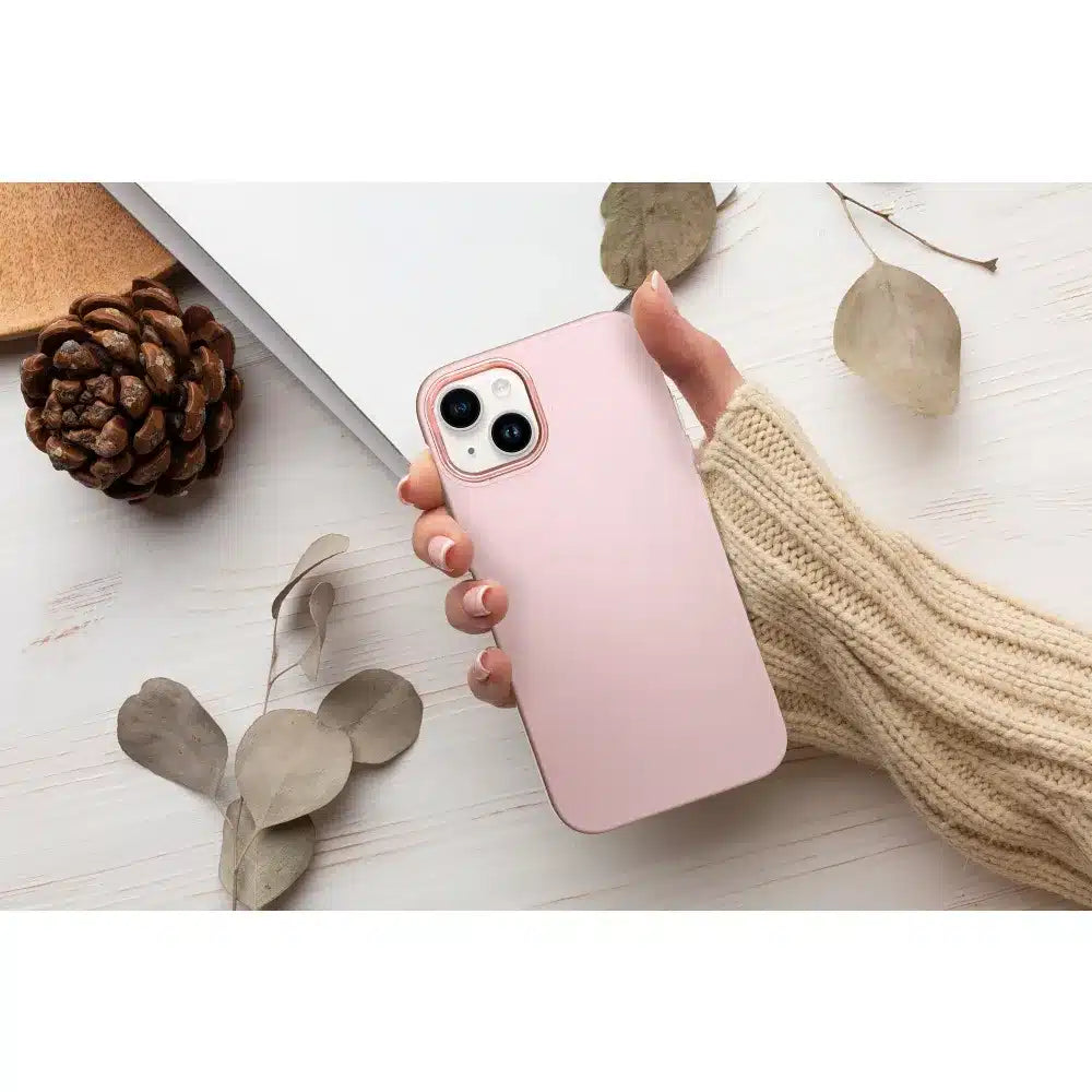 Okvirna maska za XIAOMI Redmi 12 4G / 12 5G pudrasto roza