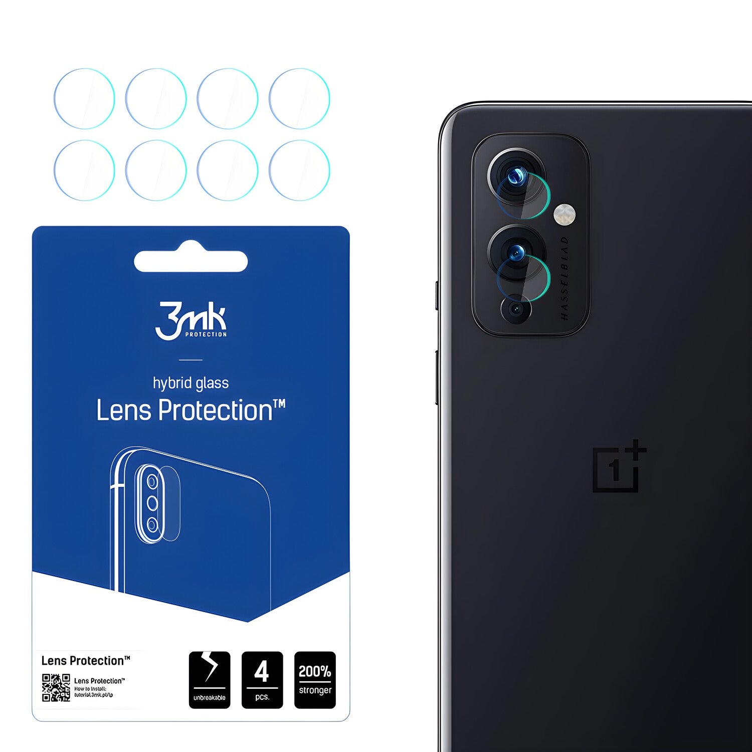 4x Staklo za kameru 3mk za Honor 9 - Prozirna KP20553