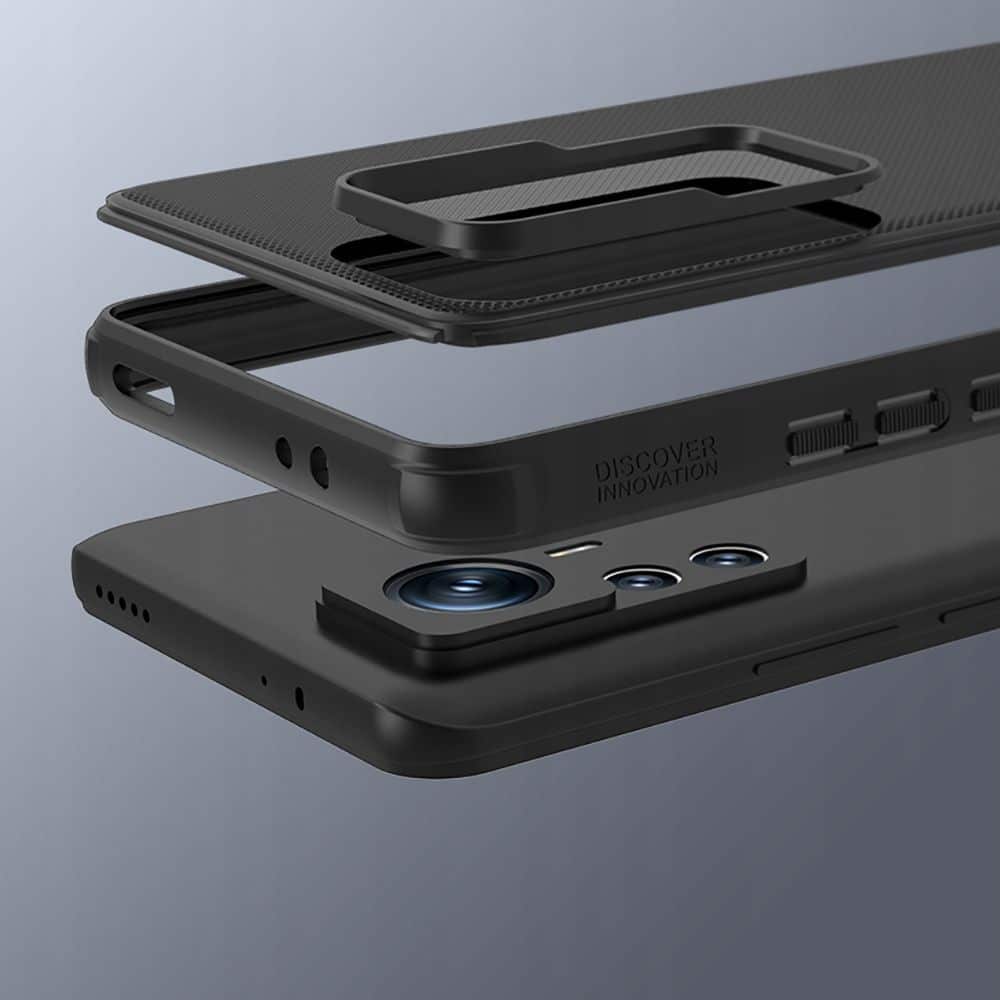 NILLKIN FROSTED SHIELD PRO MASKA ZA XIAOMI 12T PRO ČRNA