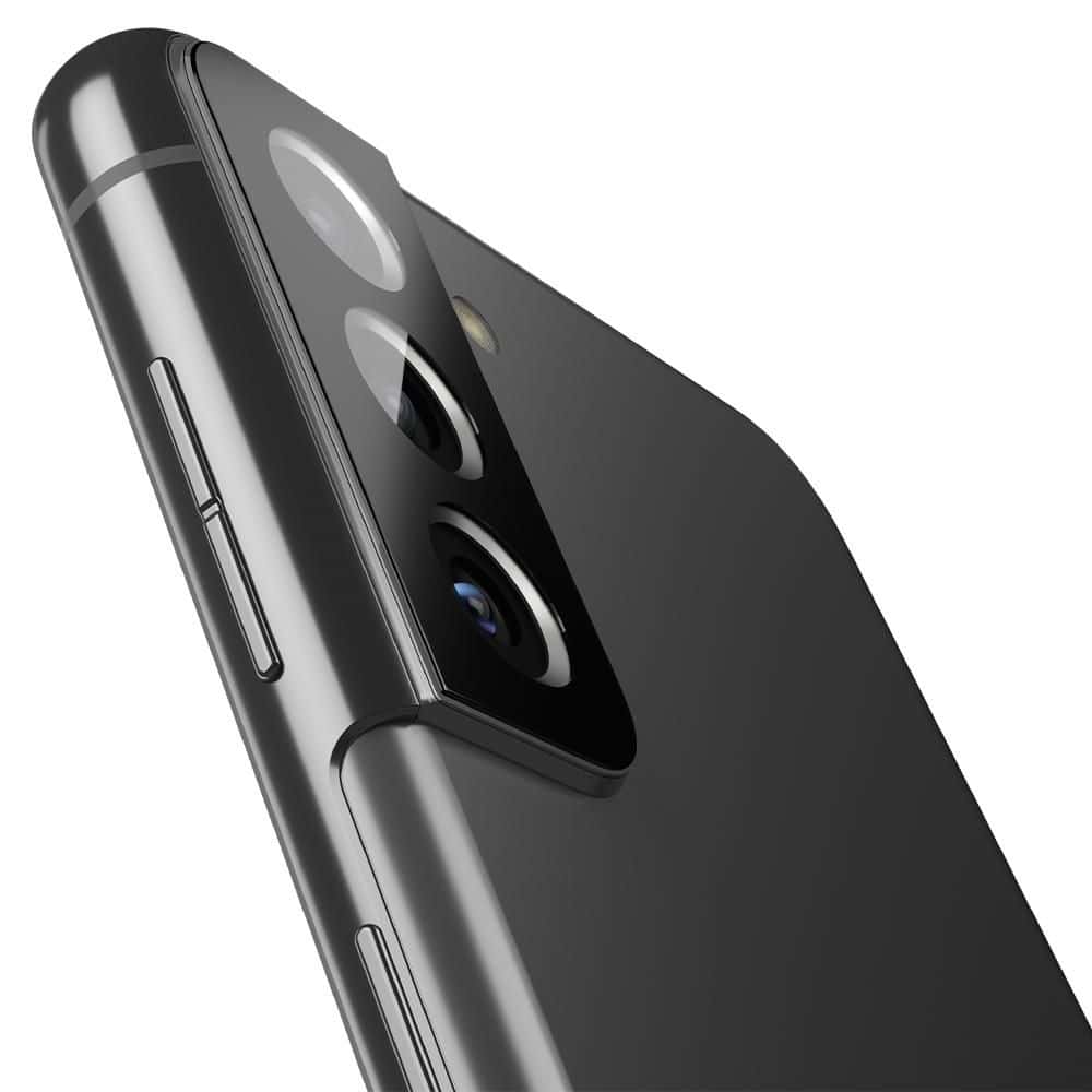 SPIGEN OPTIK.TR KALJENO STEKLO 2 KOSA ZA LEČO KAMERE SAMSUNG GALAXY S21 ČRNO