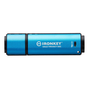 Kingston Technology IronKey Vault Privacy 50 USB izbrisivi memorijski pogon 16 GB USB Tip-C 3.2 Gen 1 (3.1 Gen 1) Crno, Plavo