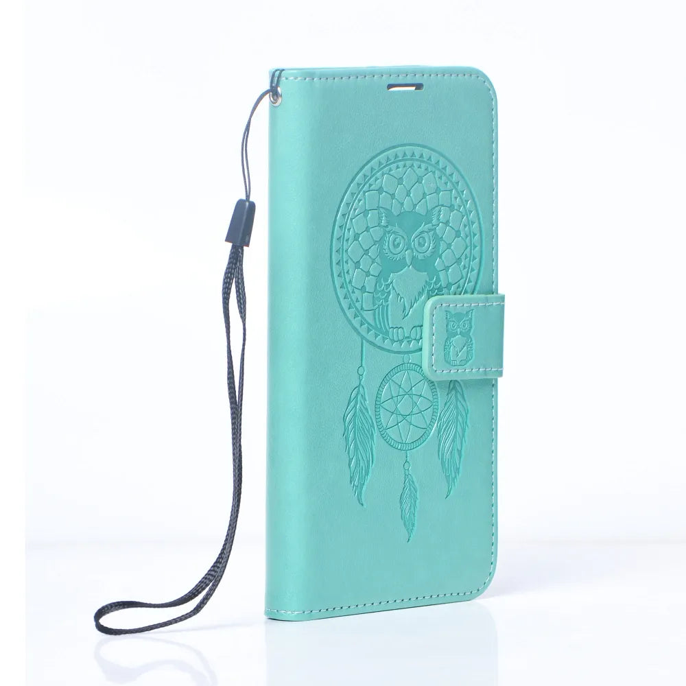 Forcell MEZZO preklopna torbica za XIAOMI Redmi 9C / Redmi 9C NFC dreamcatcher zelena