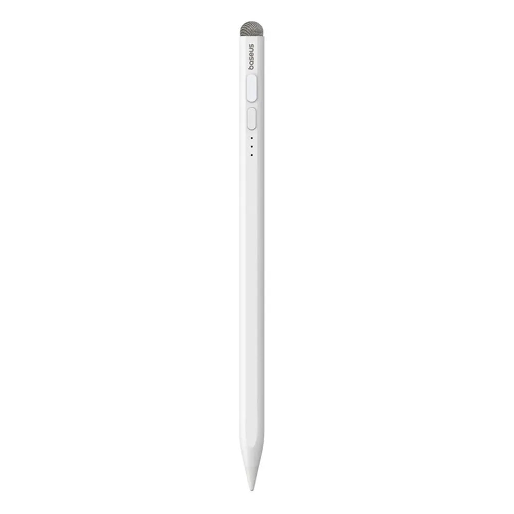 BASEUS kapacitivno pisalo Stylus Writing LED (aktivna/pasivna različica + kabel Type C v Type C) 130 mAh belo