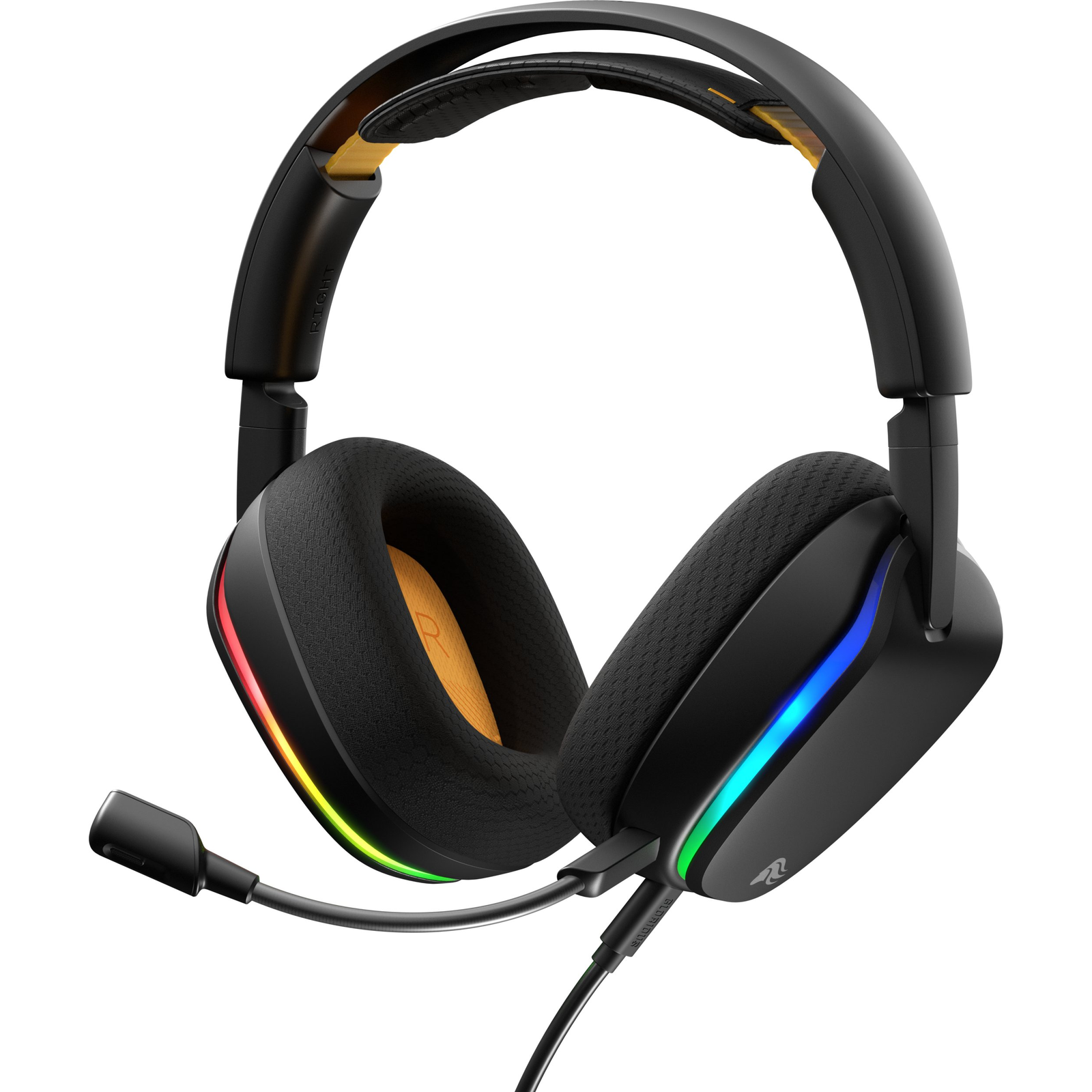 Glorious Gaming GHS Eternal RGB Slušalice Žičano Obruč za glavu Igranje USB Tip-C Crno