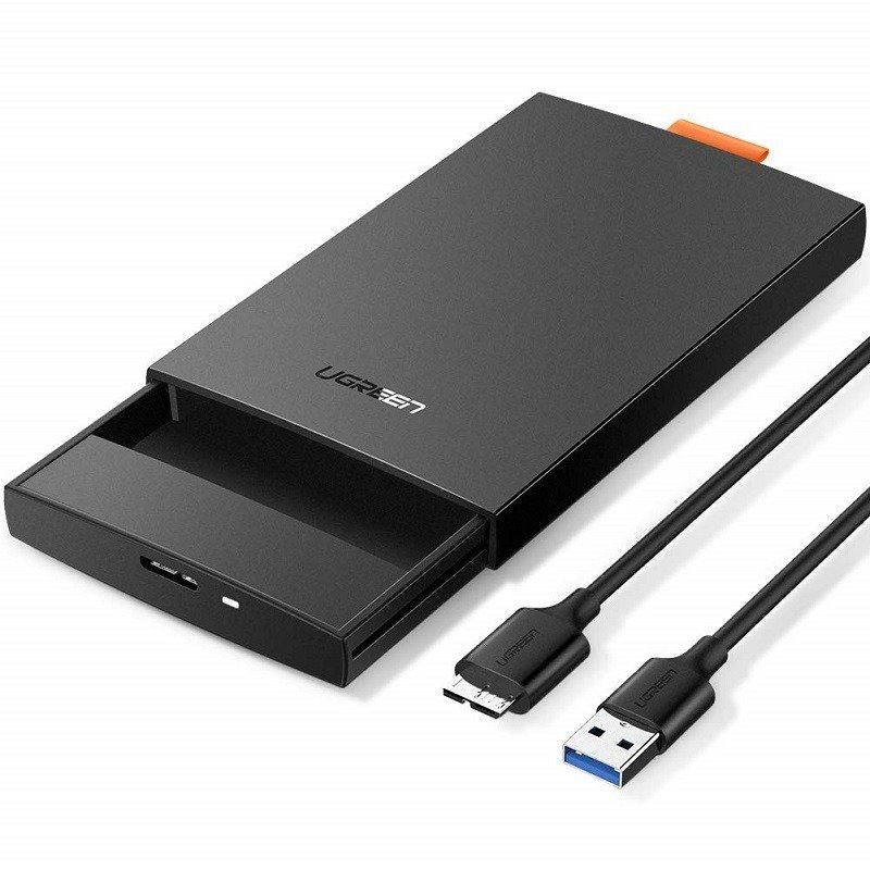 Ugreen 60353 kutija za disk za pohranu podataka HDD/SDD kućište Crno 2.5"