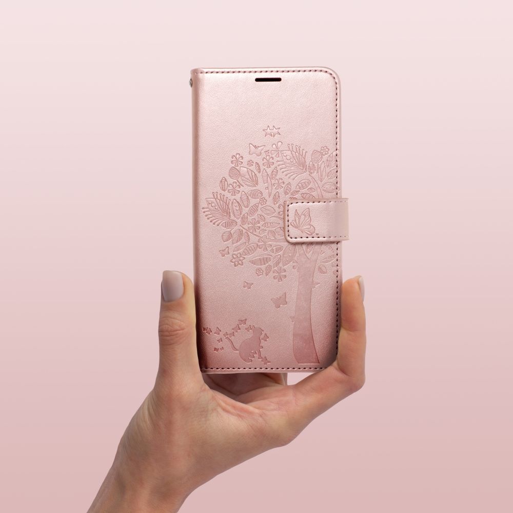 Forcell MEZZO preklopni etui za SAMSUNG A33 5G les rožnato zlato