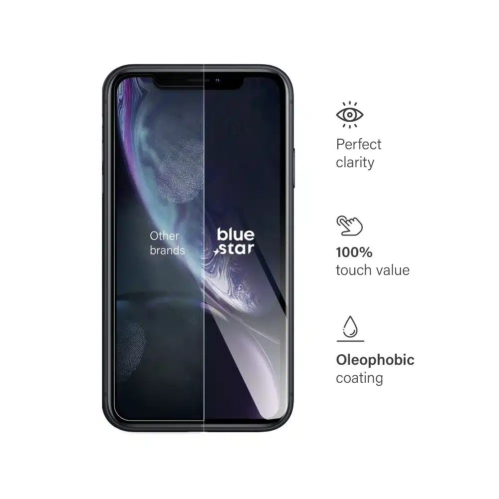 Blue Star kaljeno steklo za iPhone Xr/11