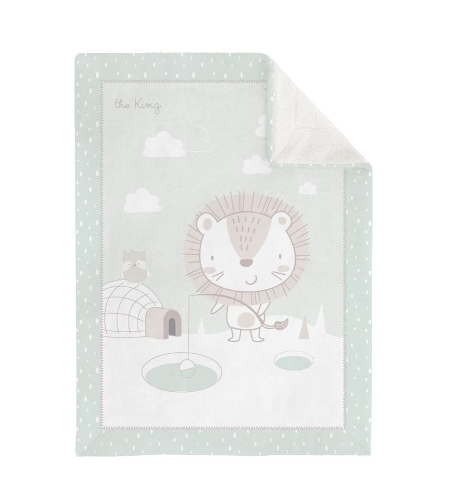Kikkaboo dekica 110x140 - super soft sherpa