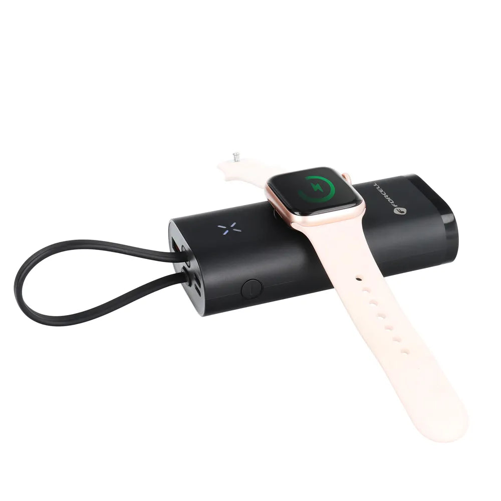 FORCELL Powerbank F-Energy F10k1 10.000 mAh, združljiv z Apple Watch, črn