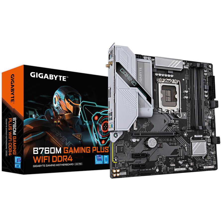 GIGABYTE B760M GAMING PLUS WIFI DDR4 Intel B760 LGA 1700 Mikro ATX