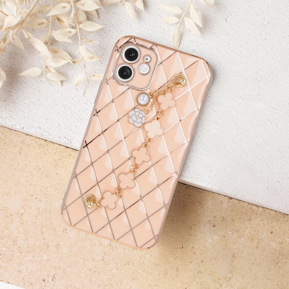 TREND maska z verižico za iPhone 11 roza