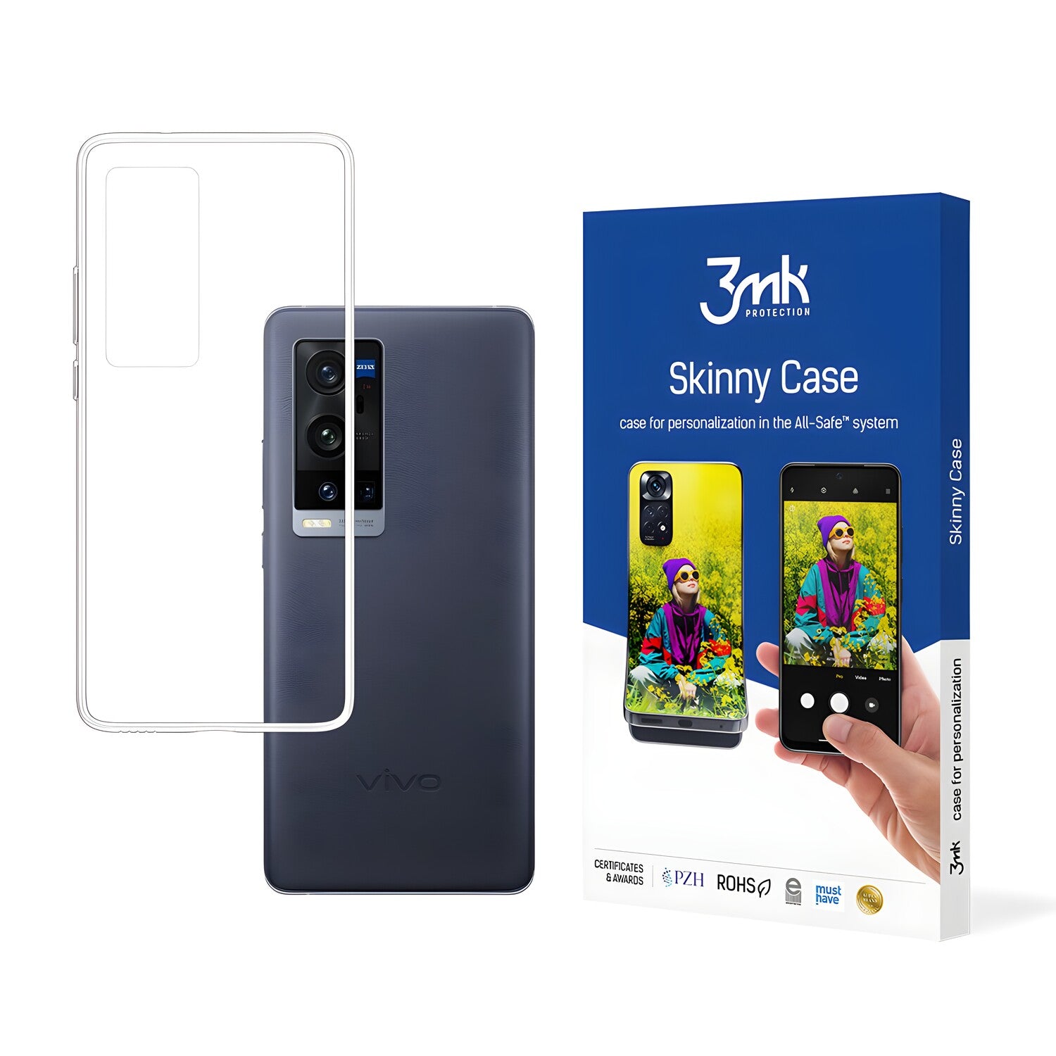 3mk Skinny futrola za Vivo X60 Pro+ 5G - Prozirna KP20087