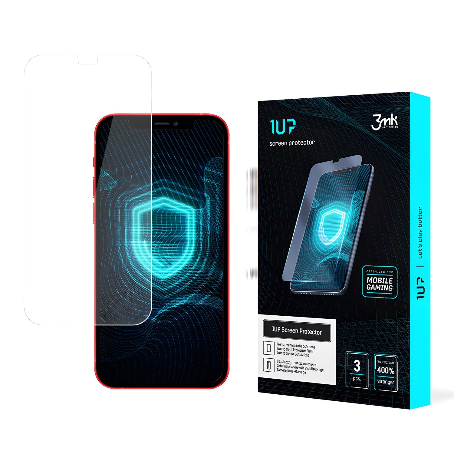 3mk zaštitno staklo za igrače 1UP za Apple iPhone 12 / iPhone 12 Pro KP21094