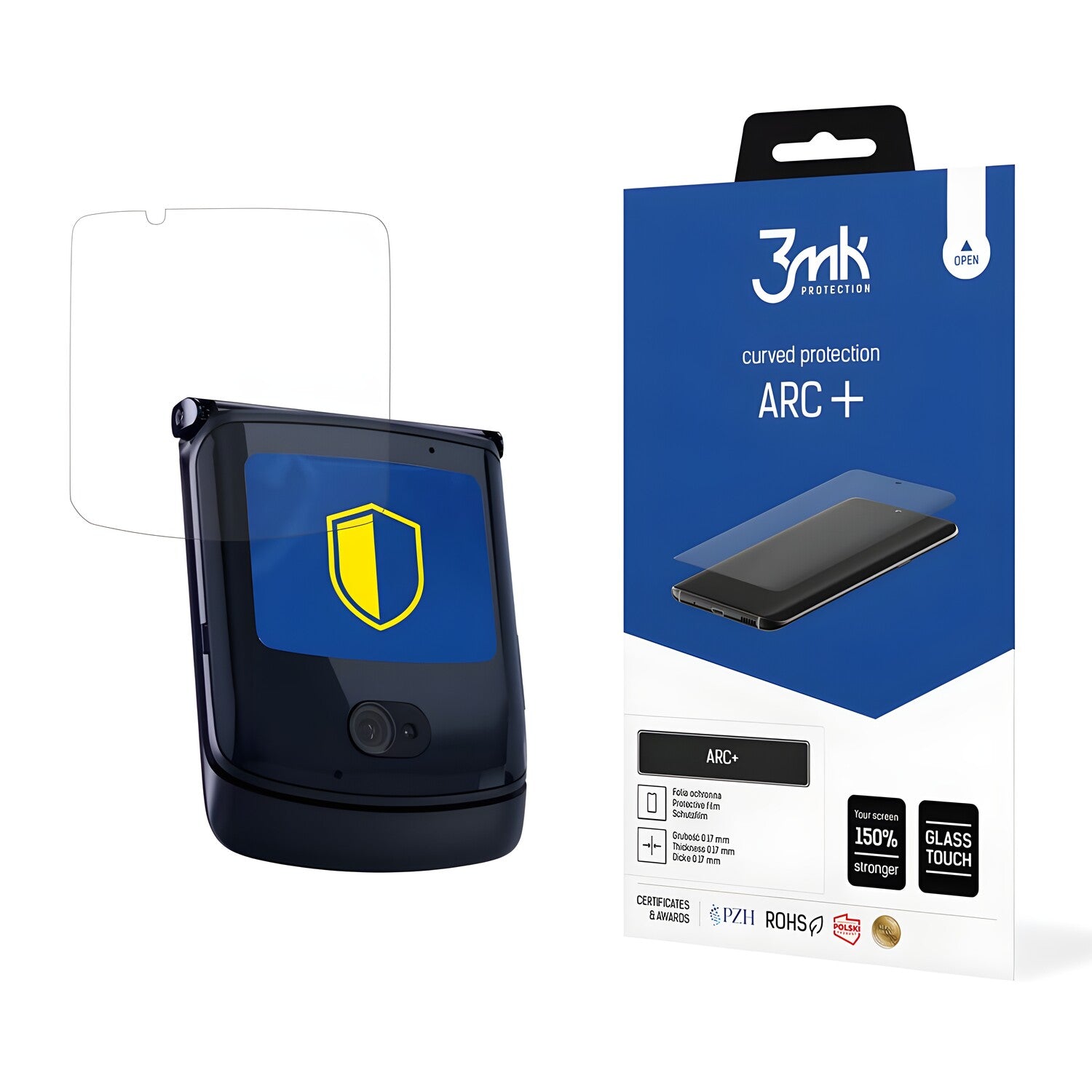3mk Arc+ zaštitna folija za Motorola Razr 5G - Prozirna KP20583
