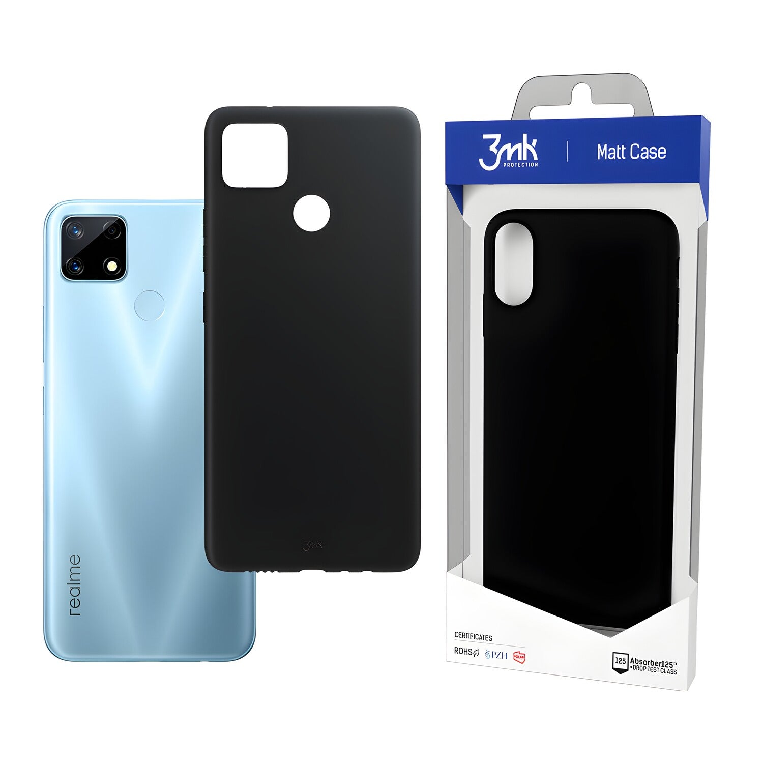 3mk Matt case futrola za Realme 7i Global - Crna KP20334