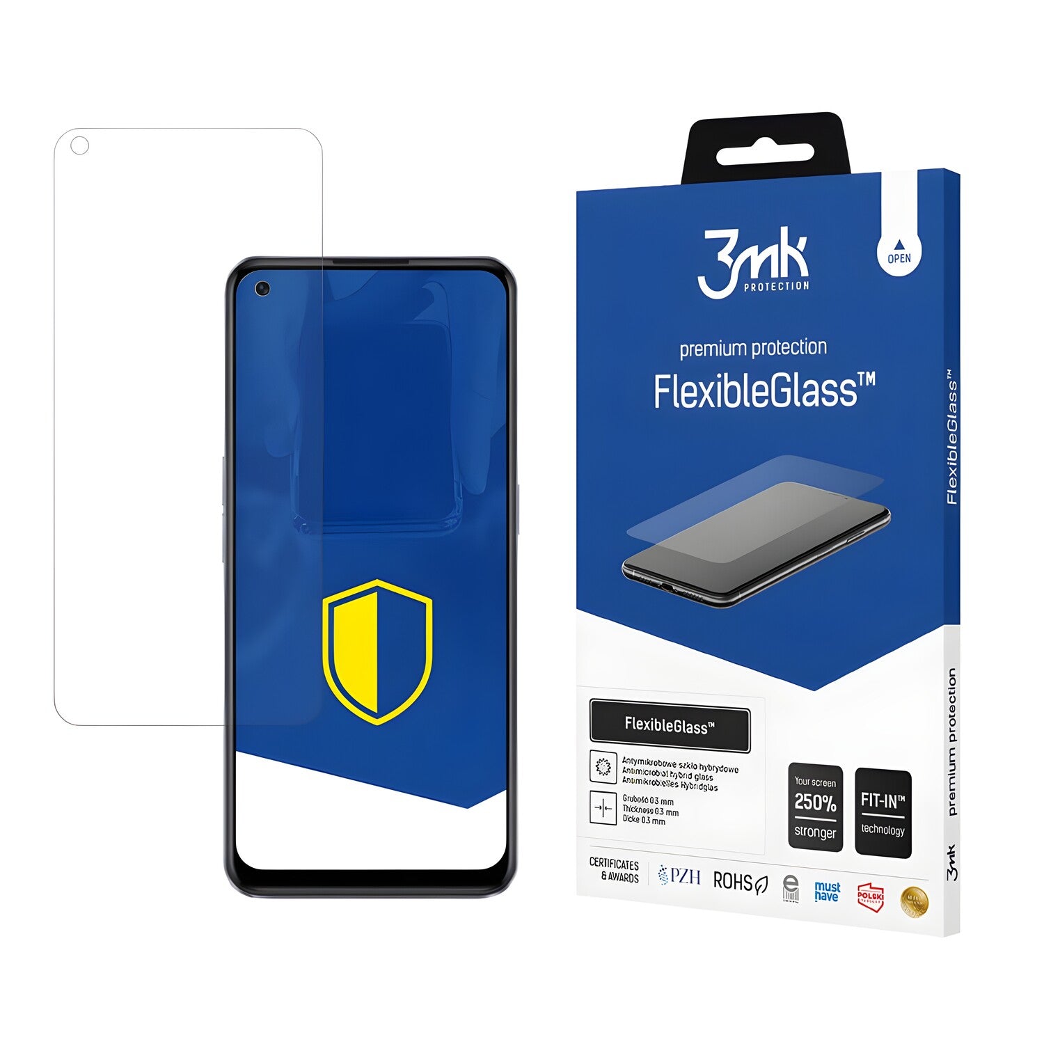 Zaštitno hibridno staklo 3mk FlexibleGlass za Realme Narzo 50 Pro - Prozirna KP20512