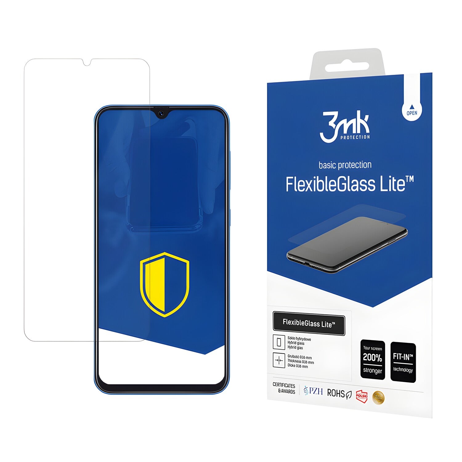 FlexibleGlass Lite™ zaštitno staklo za Samsung Galaxy A50 - Prozirna KP21080