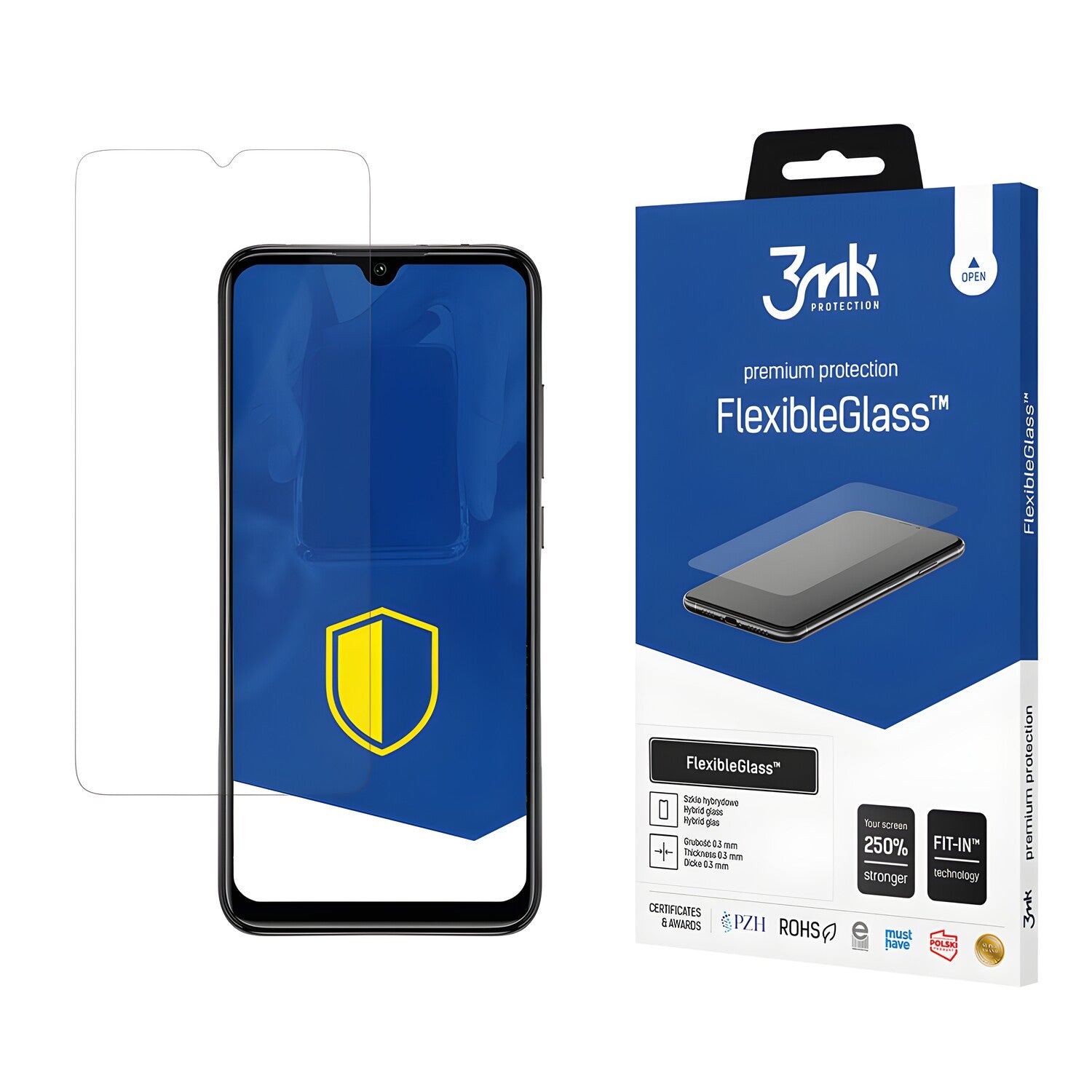 Zaštitno hibridno staklo 3mk FlexibleGlass za Xiaomi Mi 9 - Prozirna KP20834
