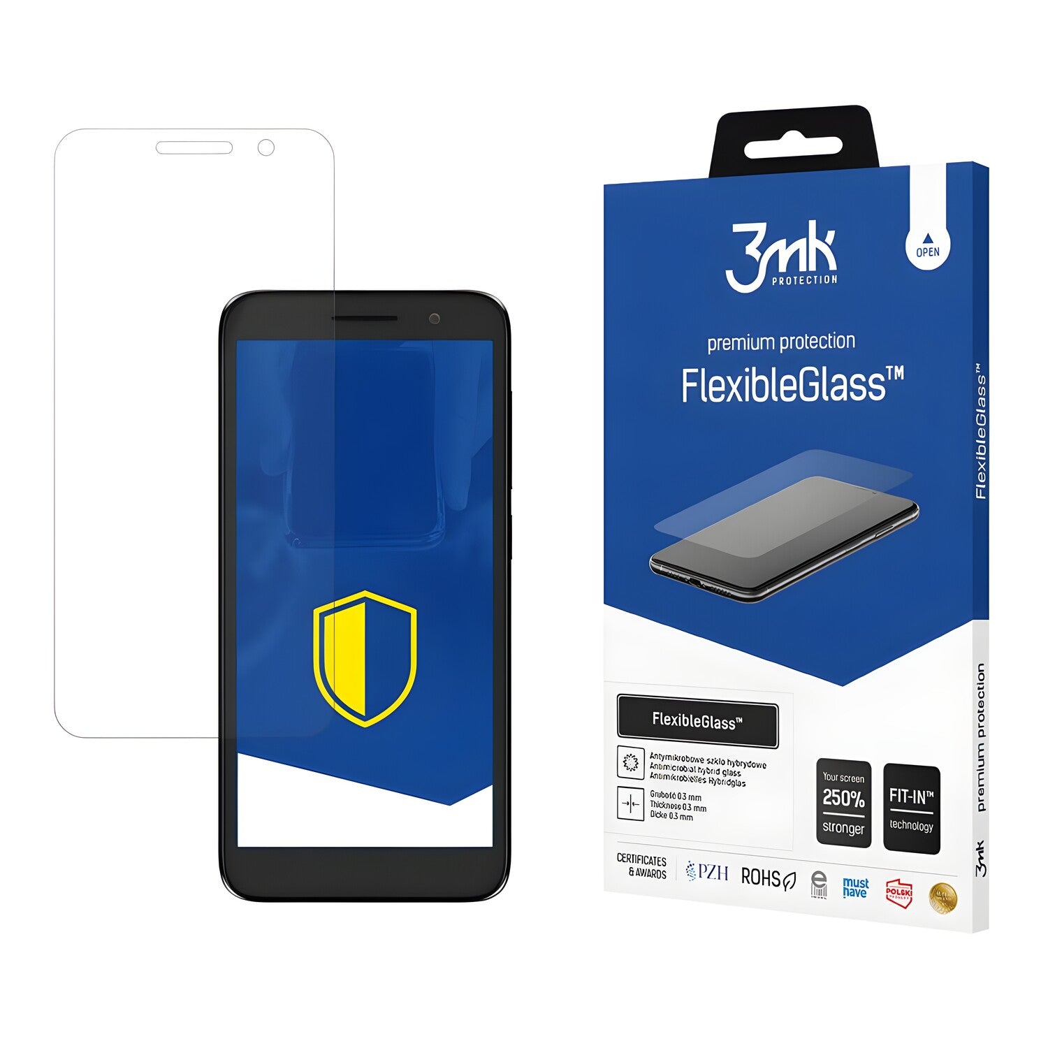 Zaštitno hibridno staklo 3mk FlexibleGlass za Xiaomi Black Shark 5/Black Shark 5 Pro - Prozirna KP20449