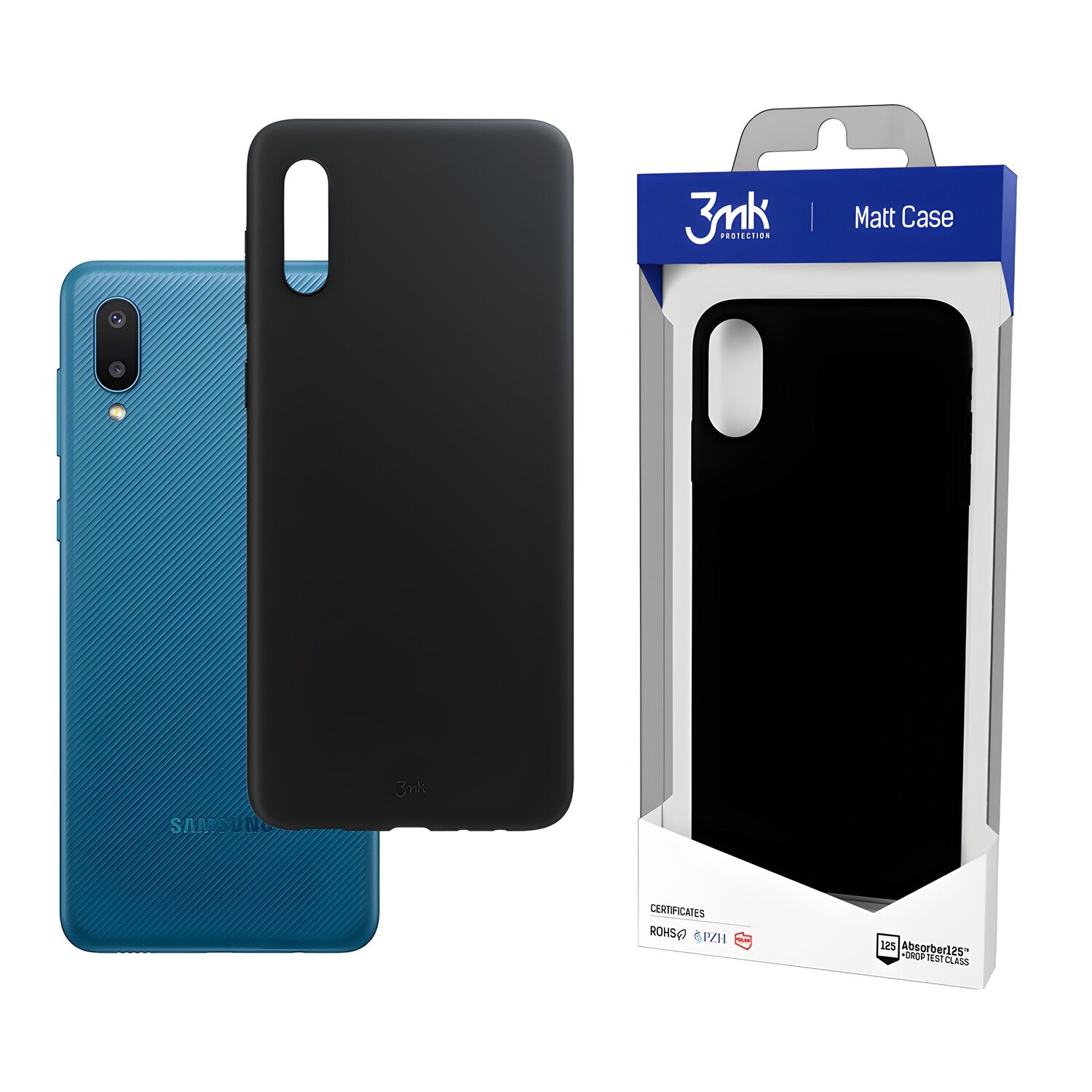 3mk Matt case futrola za Samsung Galaxy M02 - Crna KP21107