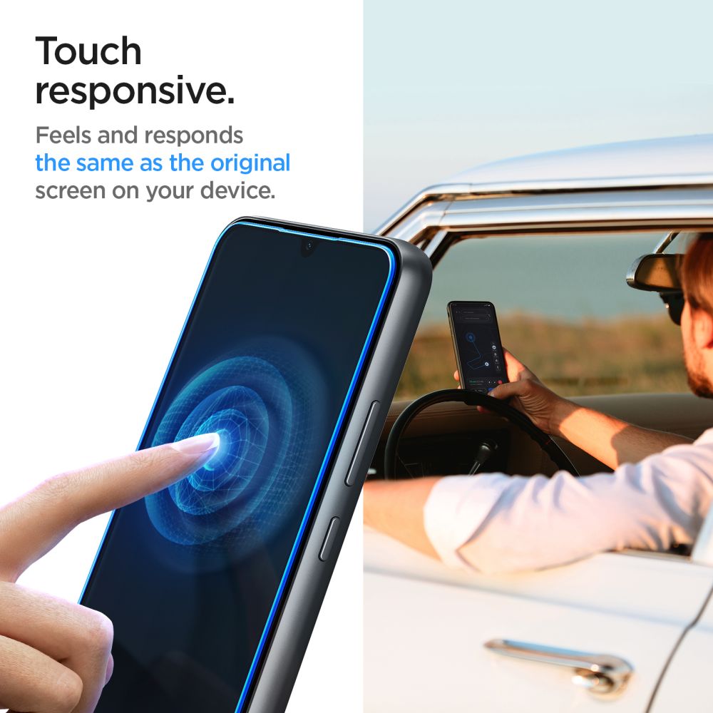 SPIGEN GLAS.TR SLIM KALJENO STEKLO 2 KOSA ZA SAMSUNG GALAXY A34 5G CLEAR