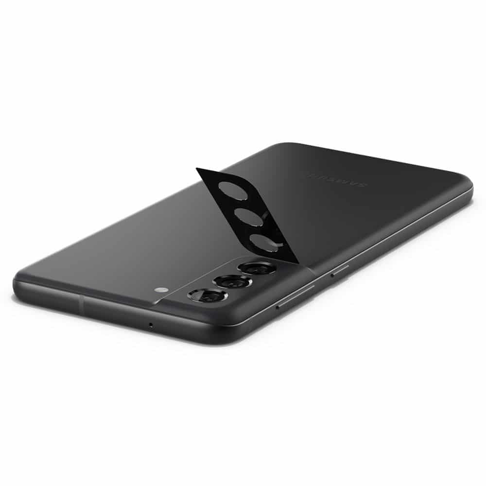 SPIGEN OPTIK.TR ZAŠČITA ZA KAMERO 2 KOS SET ZA SAMSUNG GALAXY S21 FE ČRN