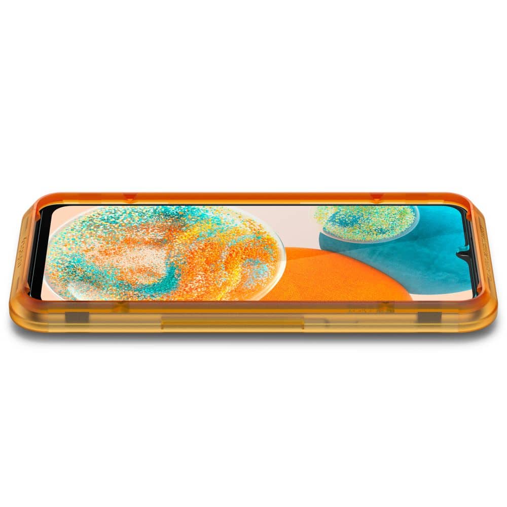 SPIGEN ALM GLAS.TR KALJENO STEKLO 2-KOS ZA SAMSUNG GALAXY A23 5G / LTE (AGL05279) CLEAR