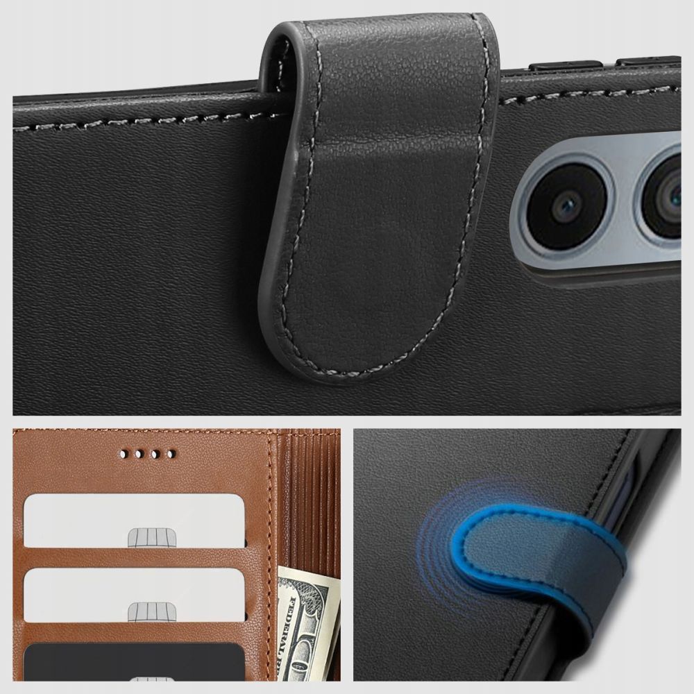 TECH-PROTECT WALLET PREKLOPNA TORBICA ZA XIAOMI REDMI NOTE 13 PRO 5G / POCO X6 5G črna