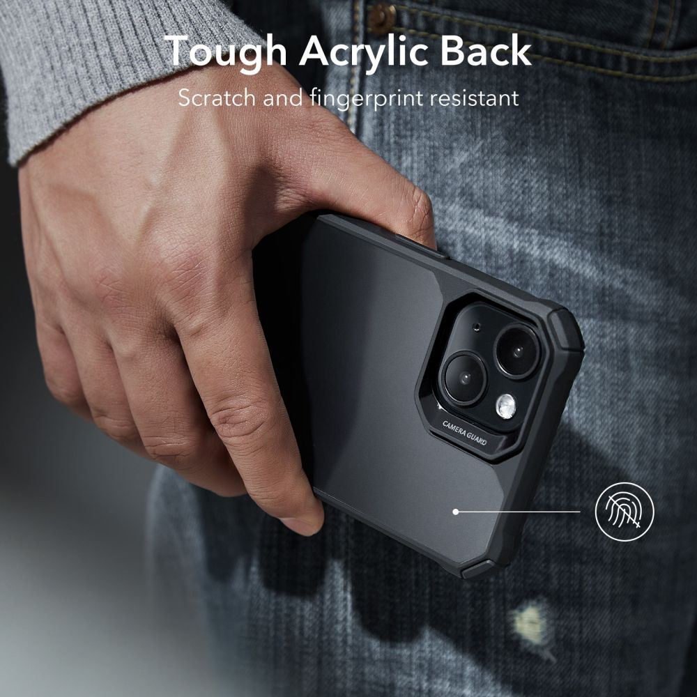ESR AIR ARMOR MASKA ZA IPHONE 14 PLUS/ 15 PLUS ZAMRZNJENO ČRNA