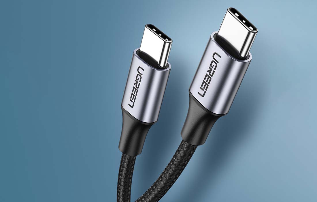 UGREEN US261 USB-C v USB-C 60W 2m črn