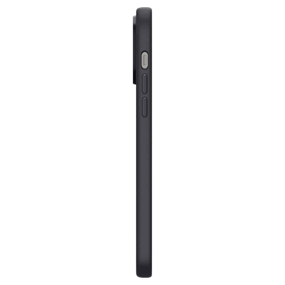 SPIGEN SILICONE FIT MAG MAGSAFE MASKA ZA IPHONE 14 PRO MAX ČRNA