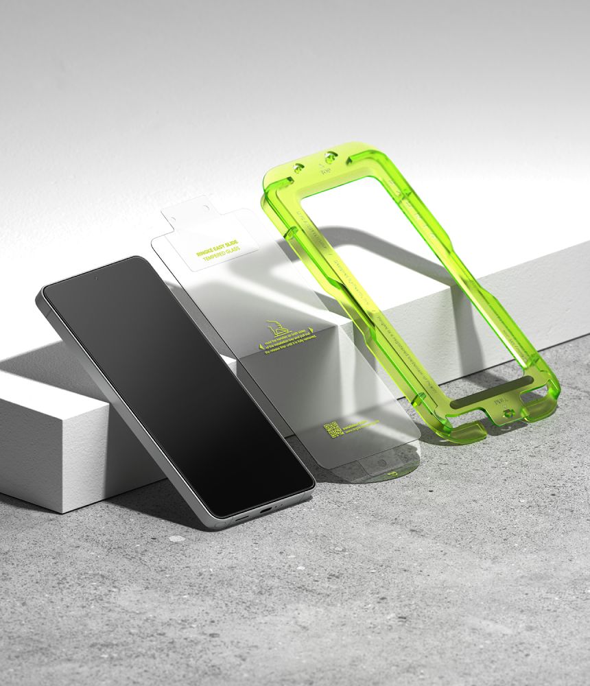 Kaljeno staklo Ringke Easy Slide (2 kom) za Samsung Galaxy S26 Ultra sa montažnim okvirom – clear