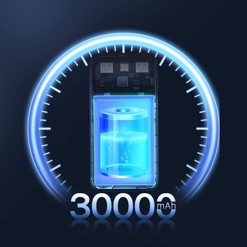 Joyroom powerbank 30.000 mAh 15W črn (JR-T015)