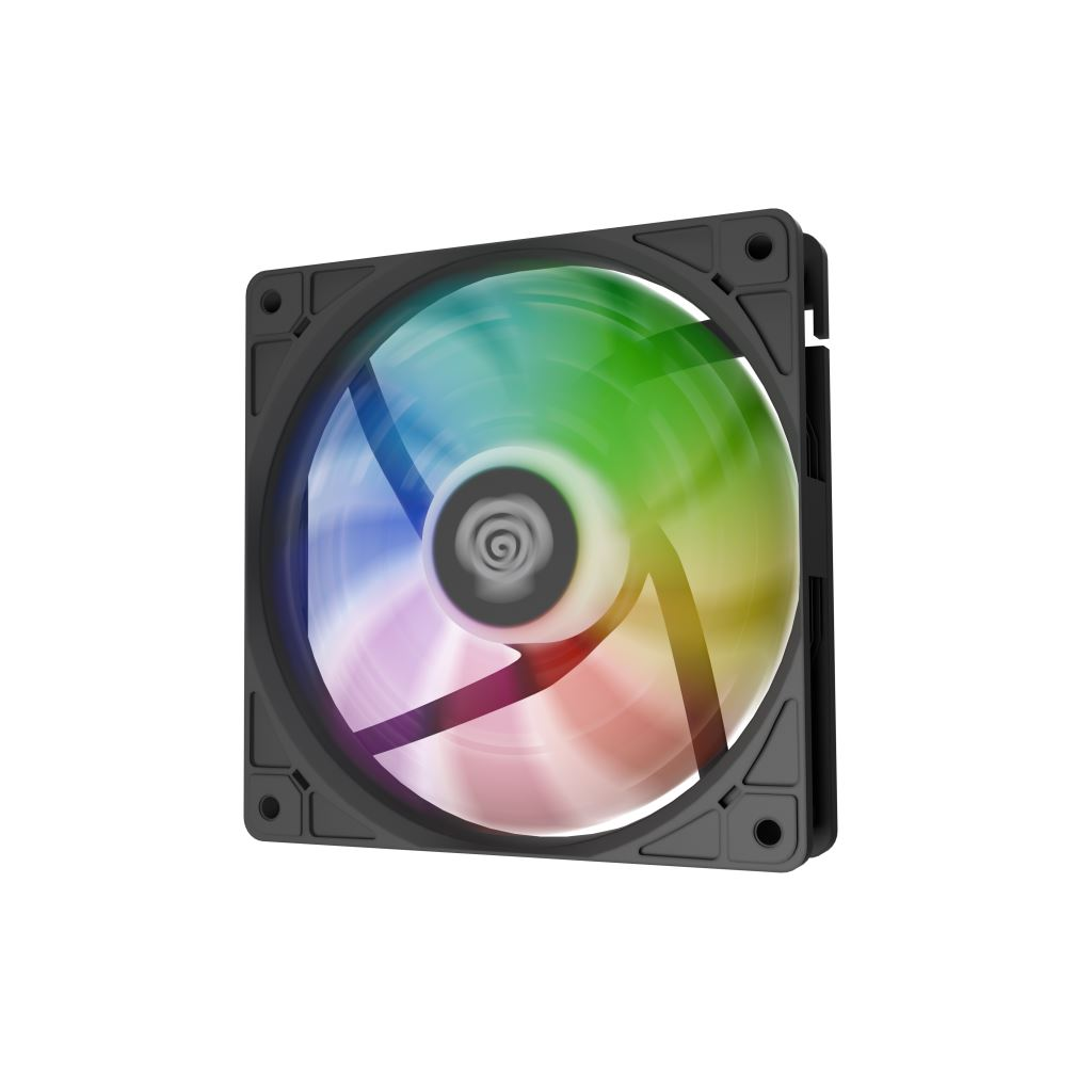 GENESIS Oxal 120 ARGB Kućište računala Ventilator 12 cm Crno