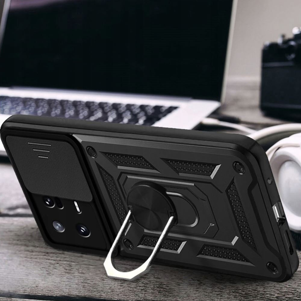 Techsuit - serija CamShield zaščitna maska za Xiaomi 13 - črna