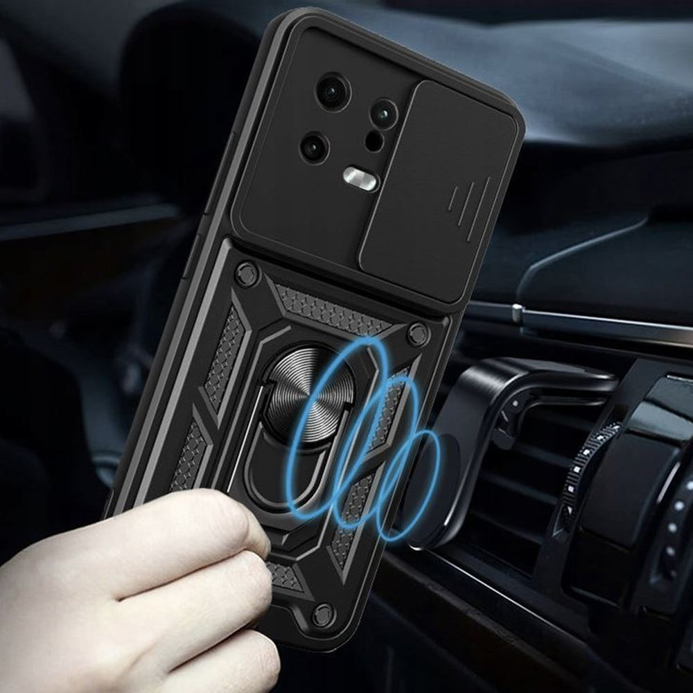 Techsuit - serija CamShield zaščitna maska za Xiaomi 13 - črna