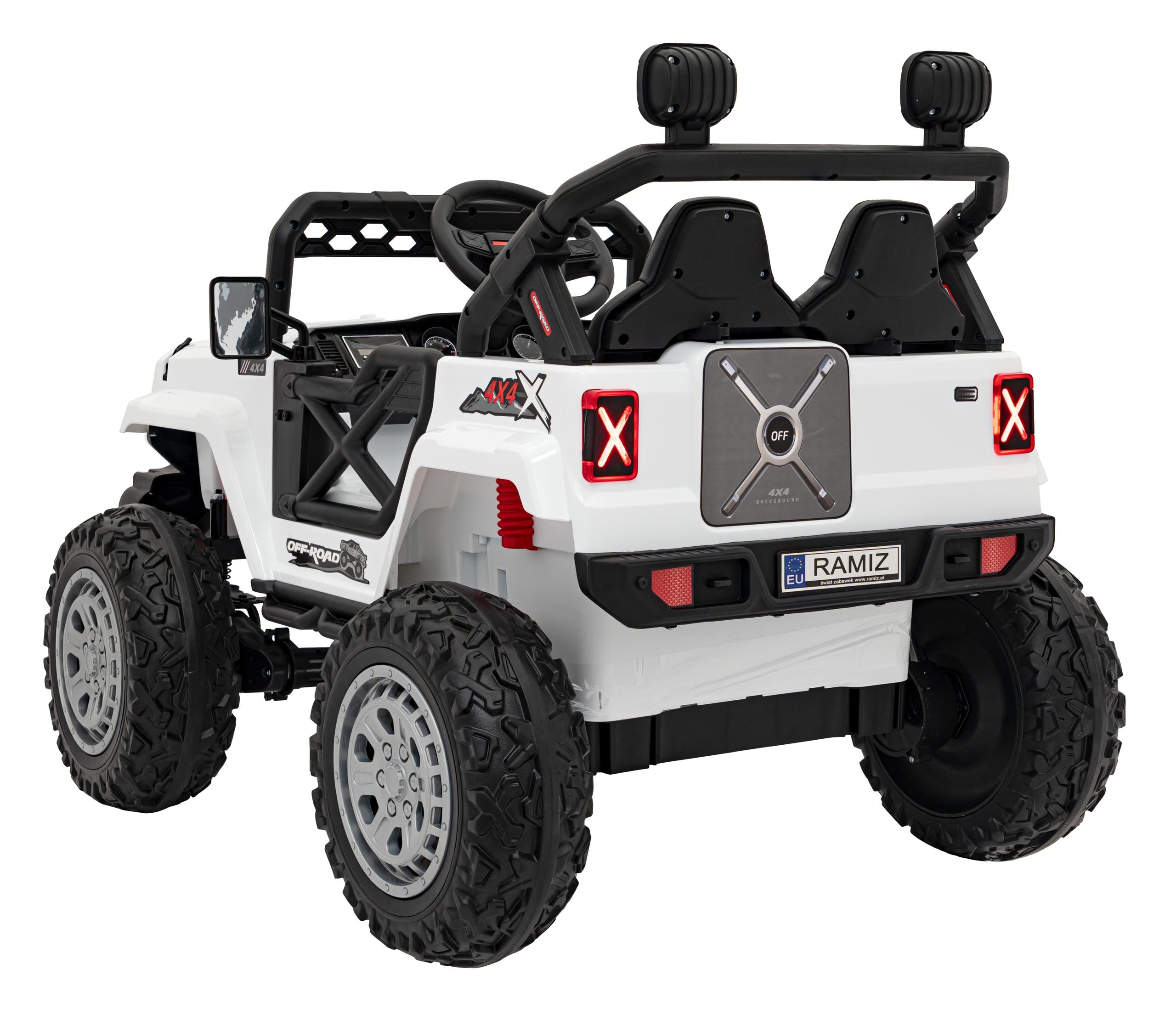 Auto na akumulator OFF-ROAD 3.0 4x4 - bijeli
