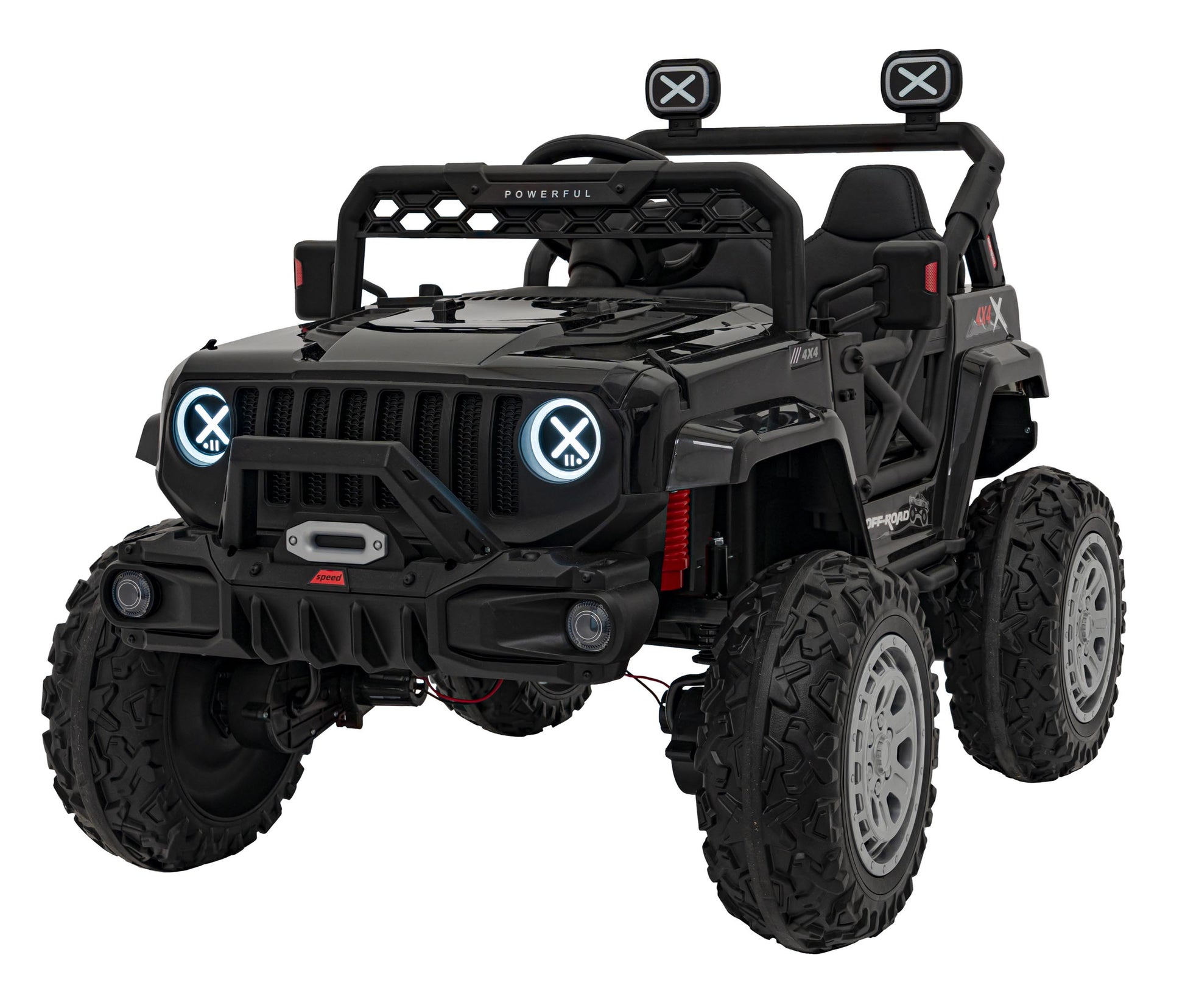 Auto na akumulator OFF ROAD Speed 4x4 - crni