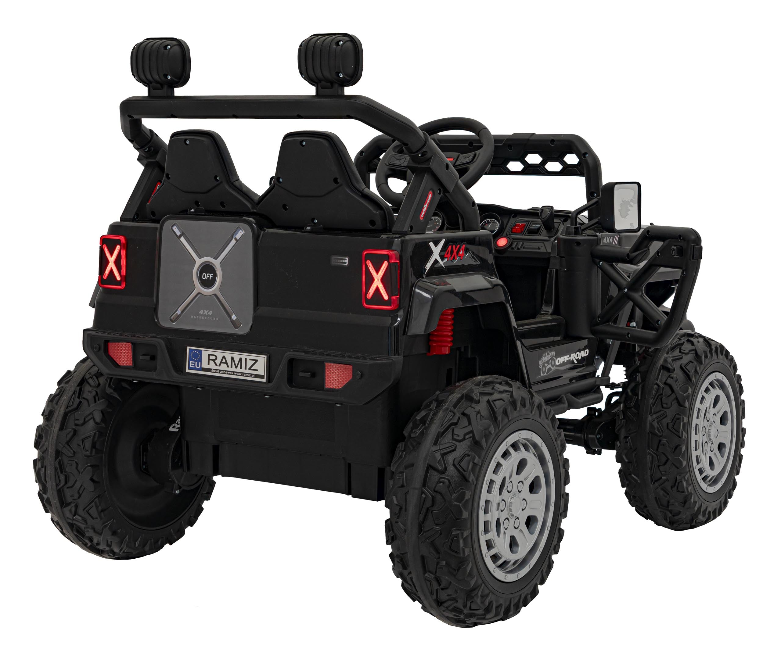 Auto na akumulator OFF ROAD Speed 4x4 - crni