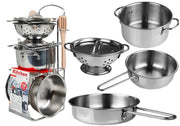 Višedijelni set kuhinjskog pribora za igru Miniature - metalni