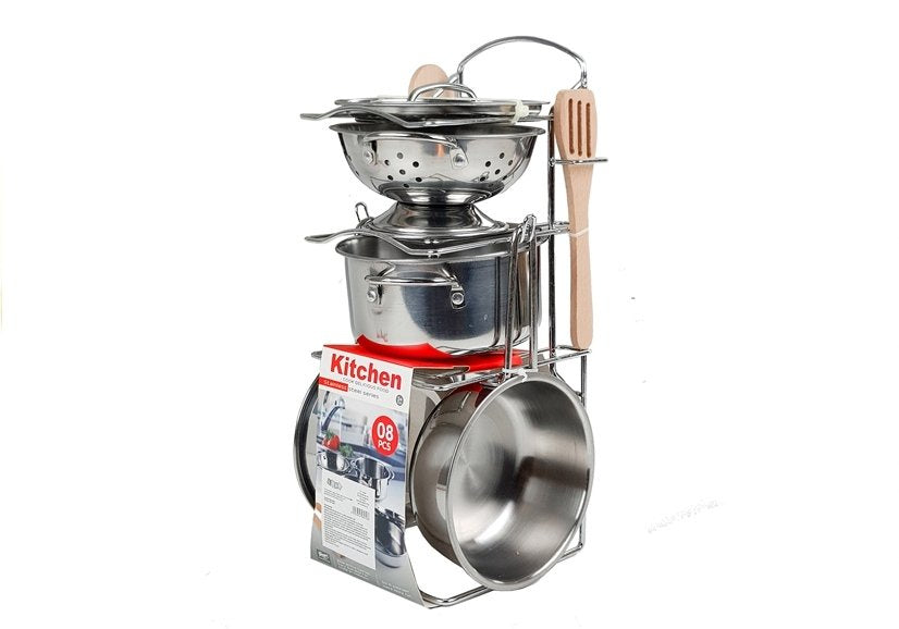 Višedijelni set kuhinjskog pribora za igru Miniature - metalni